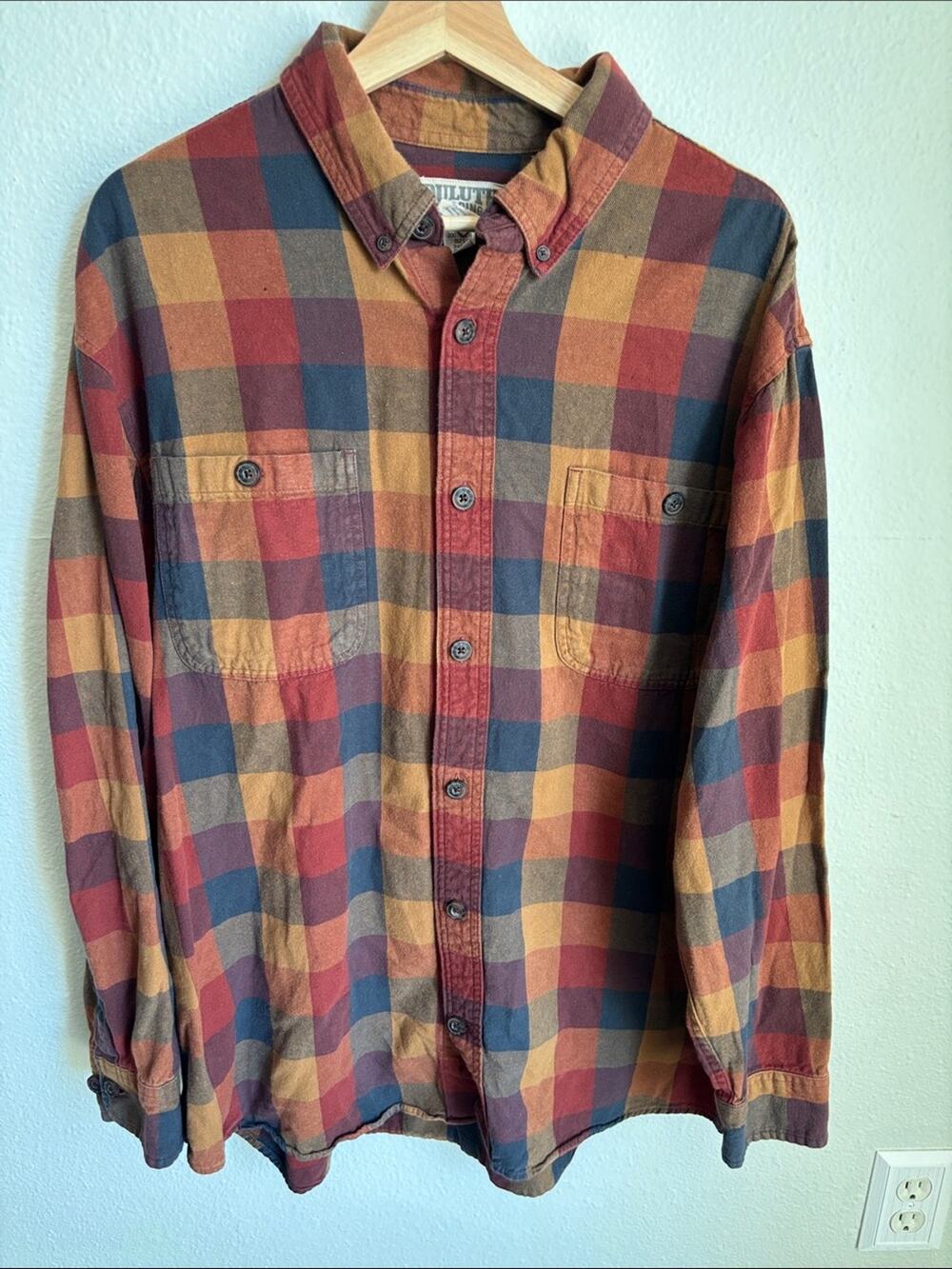DULTUTH TRADING Swingin Flannel Shirt Outdoor Mens XL